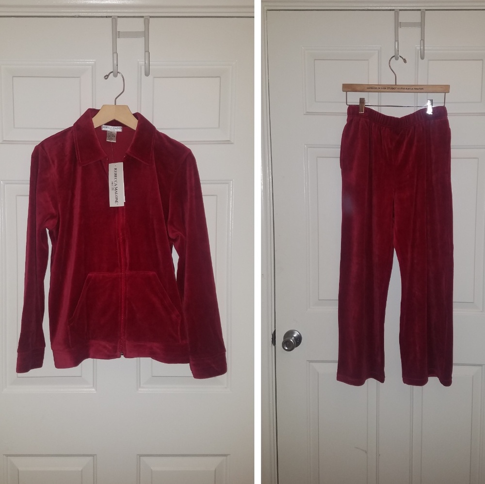 Rebecca Malone red jumpsuit